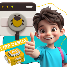 Тестирование & Vibe Debug. Охотники за багами - КИБЕРшкола программирования для детей, компьютерные курсы для школьников, начинающих и подростков - KIBERone г. Назрань 