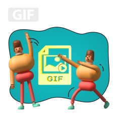 Gif-анимация - КИБЕРшкола программирования для детей, компьютерные курсы для школьников, начинающих и подростков - KIBERone г. Назрань 