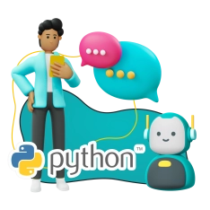 Умный чат-бот на Python на Telegram - КИБЕРшкола программирования для детей, компьютерные курсы для школьников, начинающих и подростков - KIBERone г. Назрань 