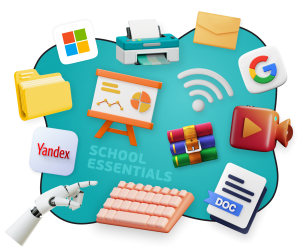 Цифровая база для школьника - КИБЕРшкола программирования для детей, компьютерные курсы для школьников, начинающих и подростков - KIBERone г. Назрань 