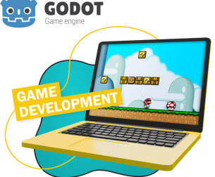 Godot.  Основа создания легендарных игр - КИБЕРшкола программирования для детей, компьютерные курсы для школьников, начинающих и подростков - KIBERone г. Назрань 